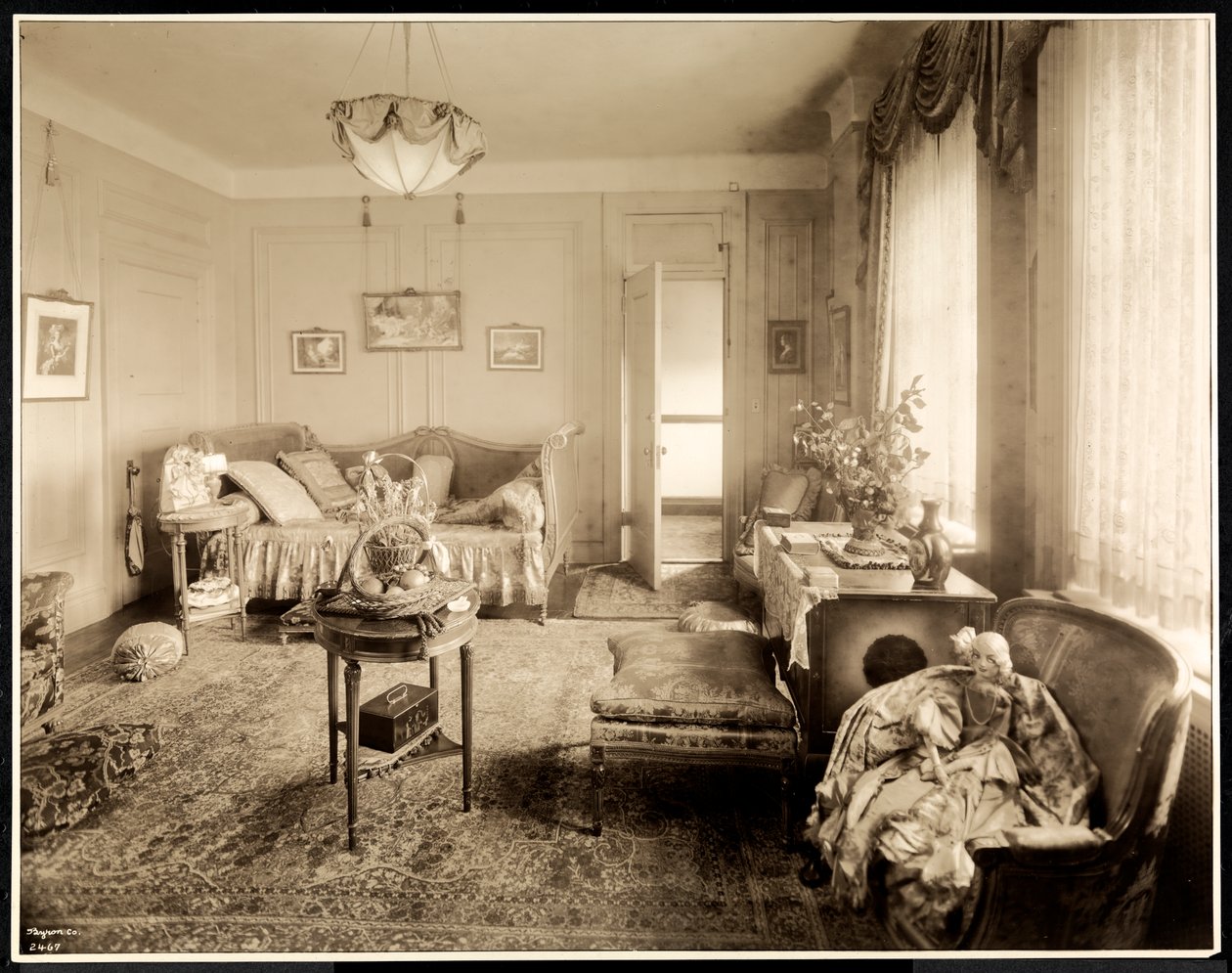 The Drawing Room of Suite 1047 at the Hotel Majestic by Byron Company