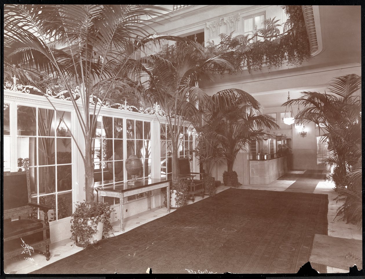 The Lobby and Registration Desk at the Ritz-Carlton Hotel by Byron Company