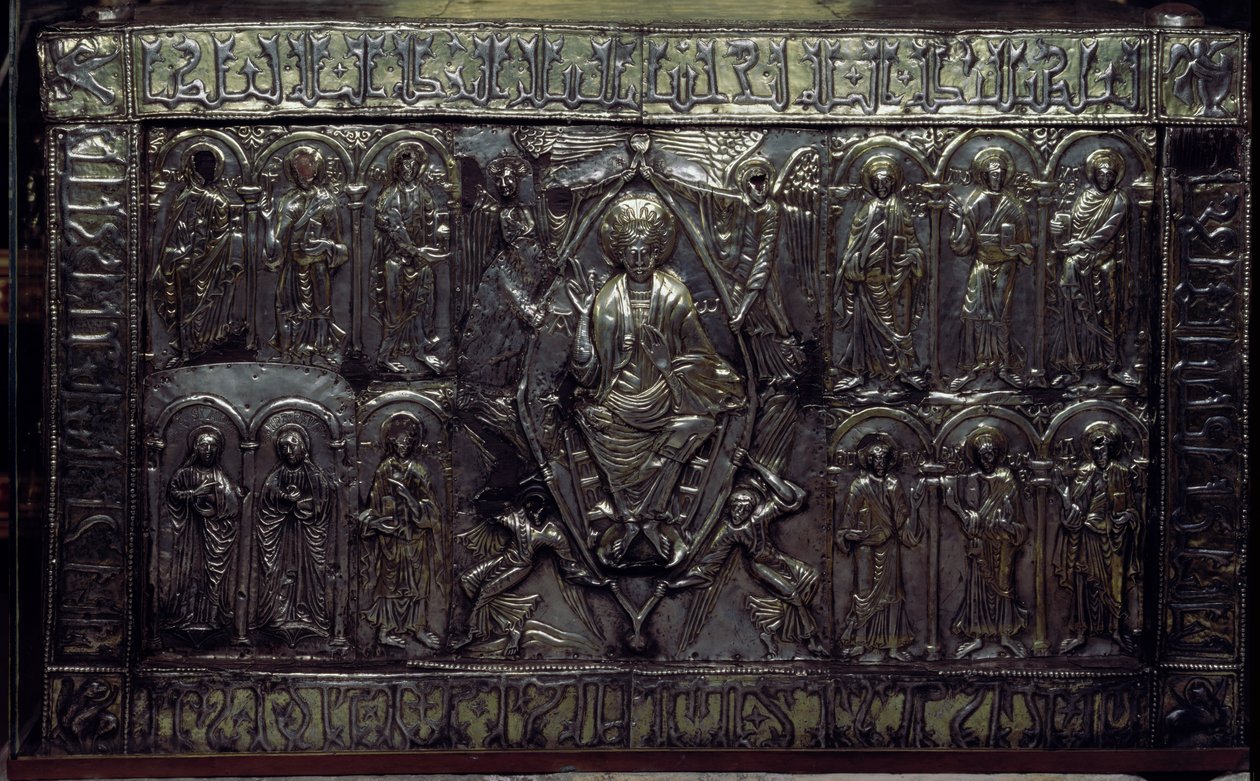Front of the Arca Santa Containing the Sudarium Christi, Kept in the Camara Santa by Byzantine