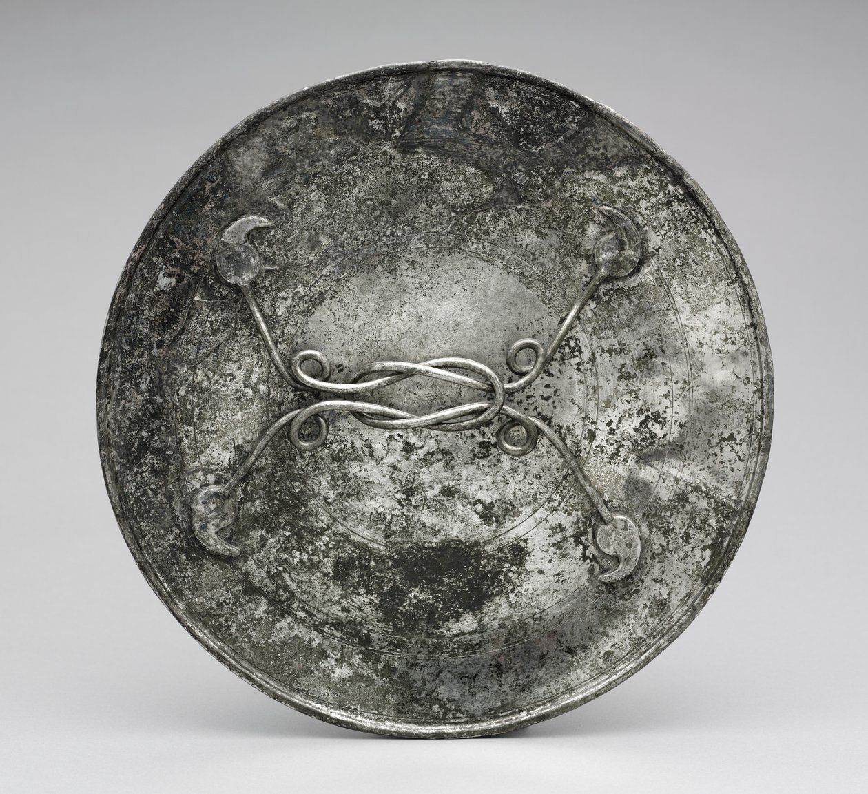 Mirror with a Handle in the Form of a Herakles Knot, c.280-400 by Byzantine Byzantine