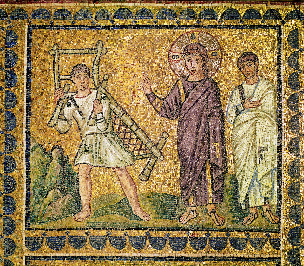 Jesus Cures a Person Suffering from Palsy by Byzantine School