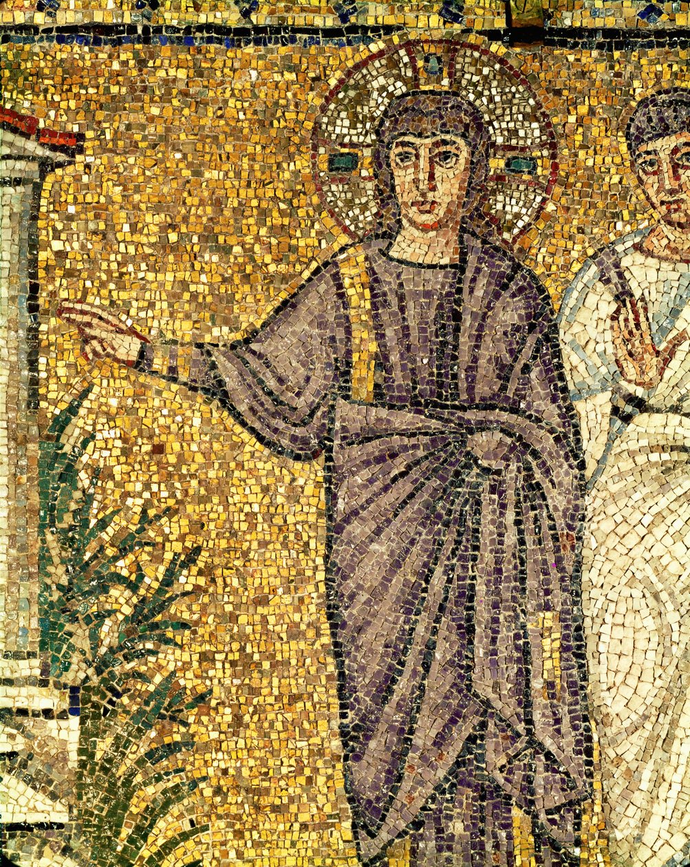 Jesus (detail from The Raising of Lazarus) by Byzantine School