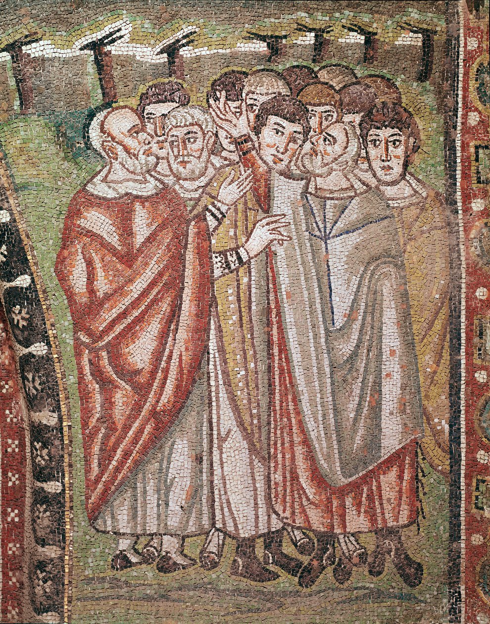 Life of Moses (detail) by Byzantine School: Fine art print