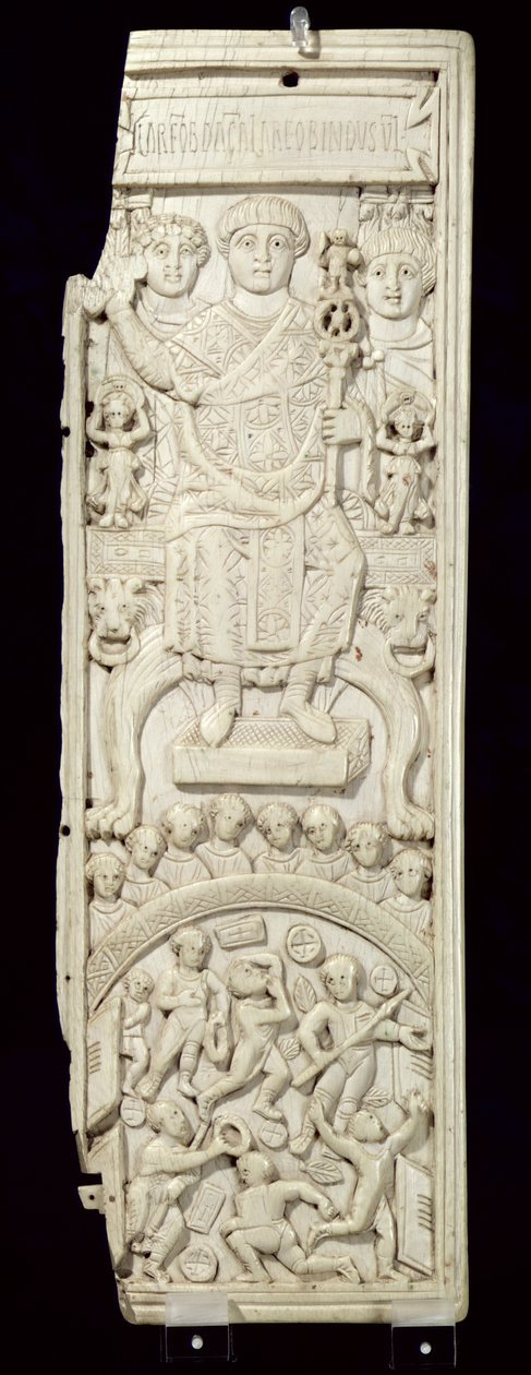 Panel from the Diptych of Consul Areobindus, Constantinople, 506 AD by Byzantine School