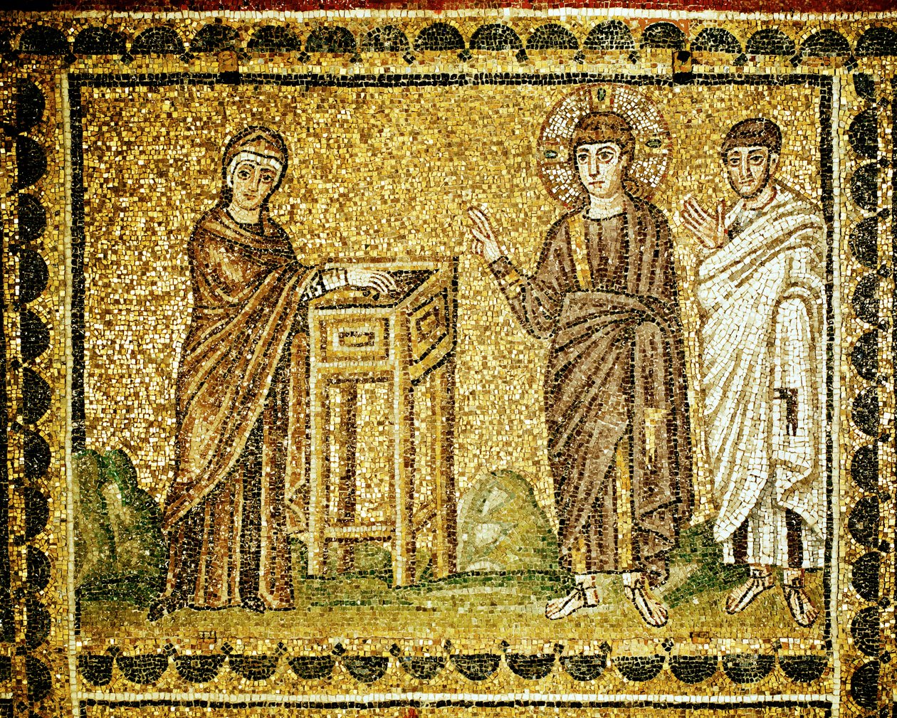 The Offering of the Poor Widow by Byzantine School
