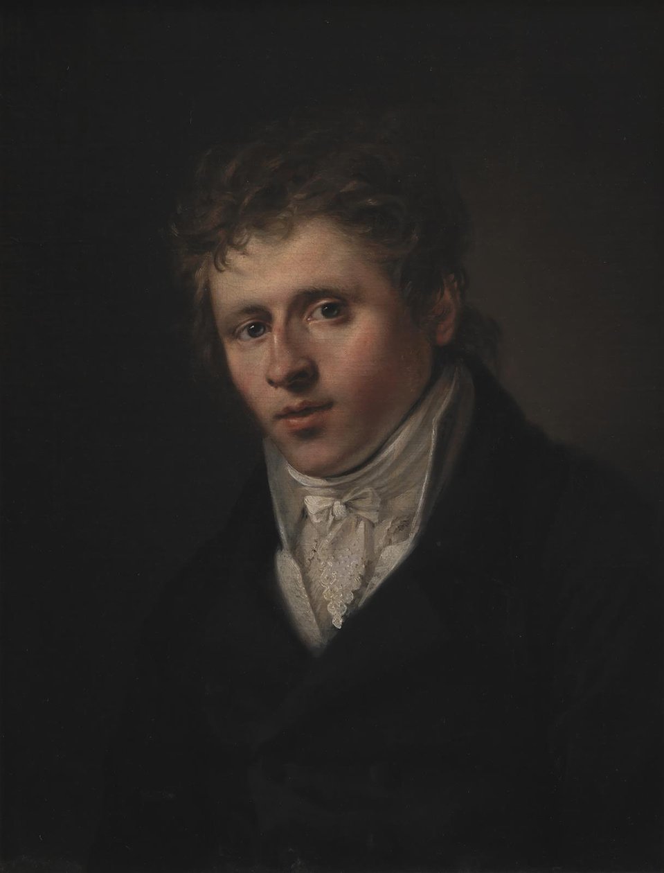 Portrait of the Painter Johan Christian Dahl by C.A. Jensen