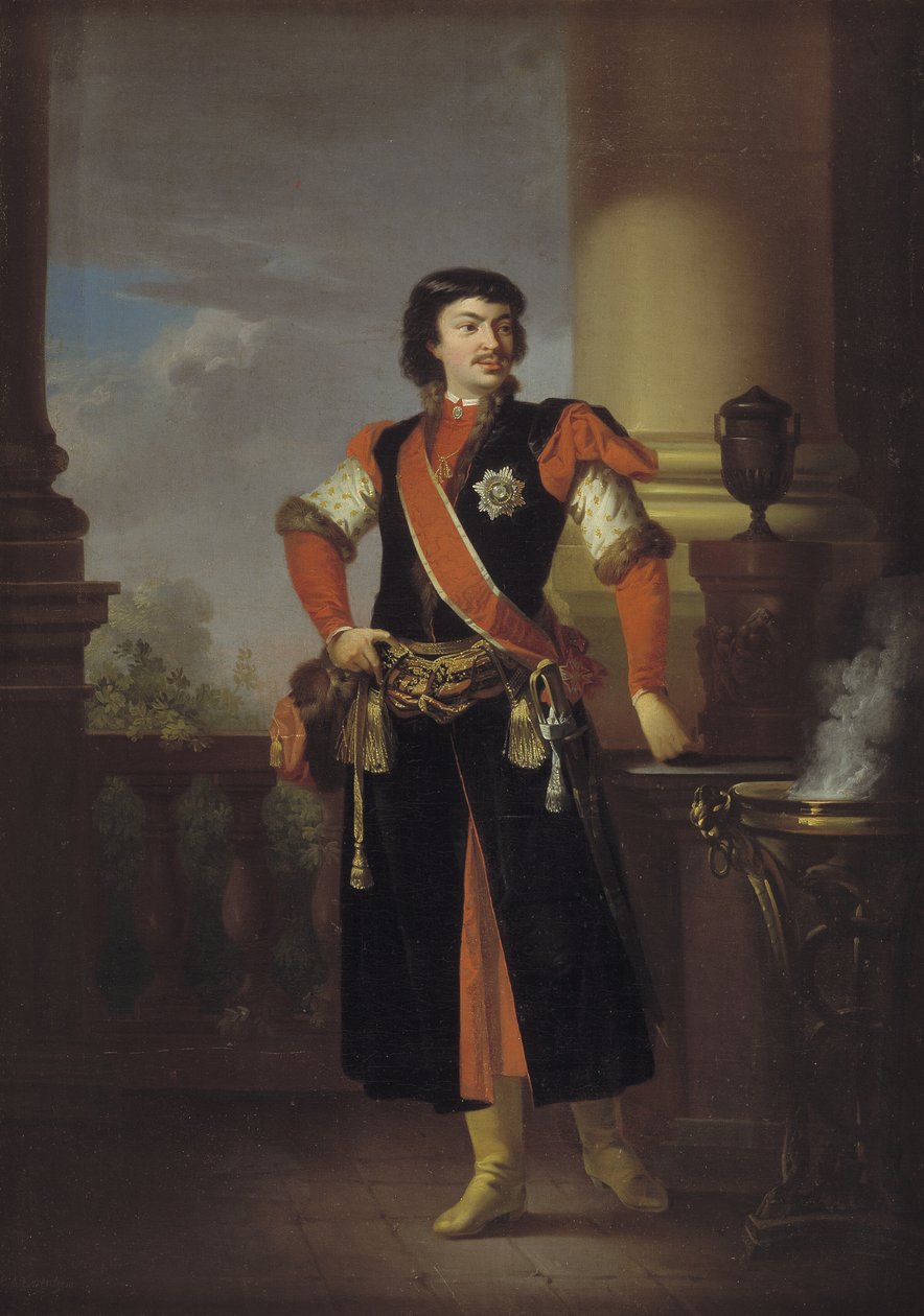 Portrait of Count Rzewuski, Polish Ambassador to Denmark by C.A. Lorentzen