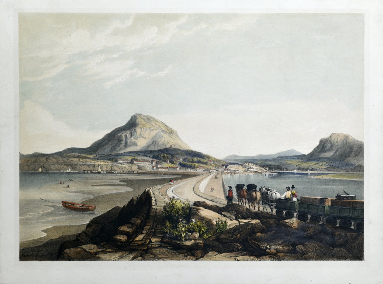 Port Madoc from the Embankment by C.F.W. C.F.W.