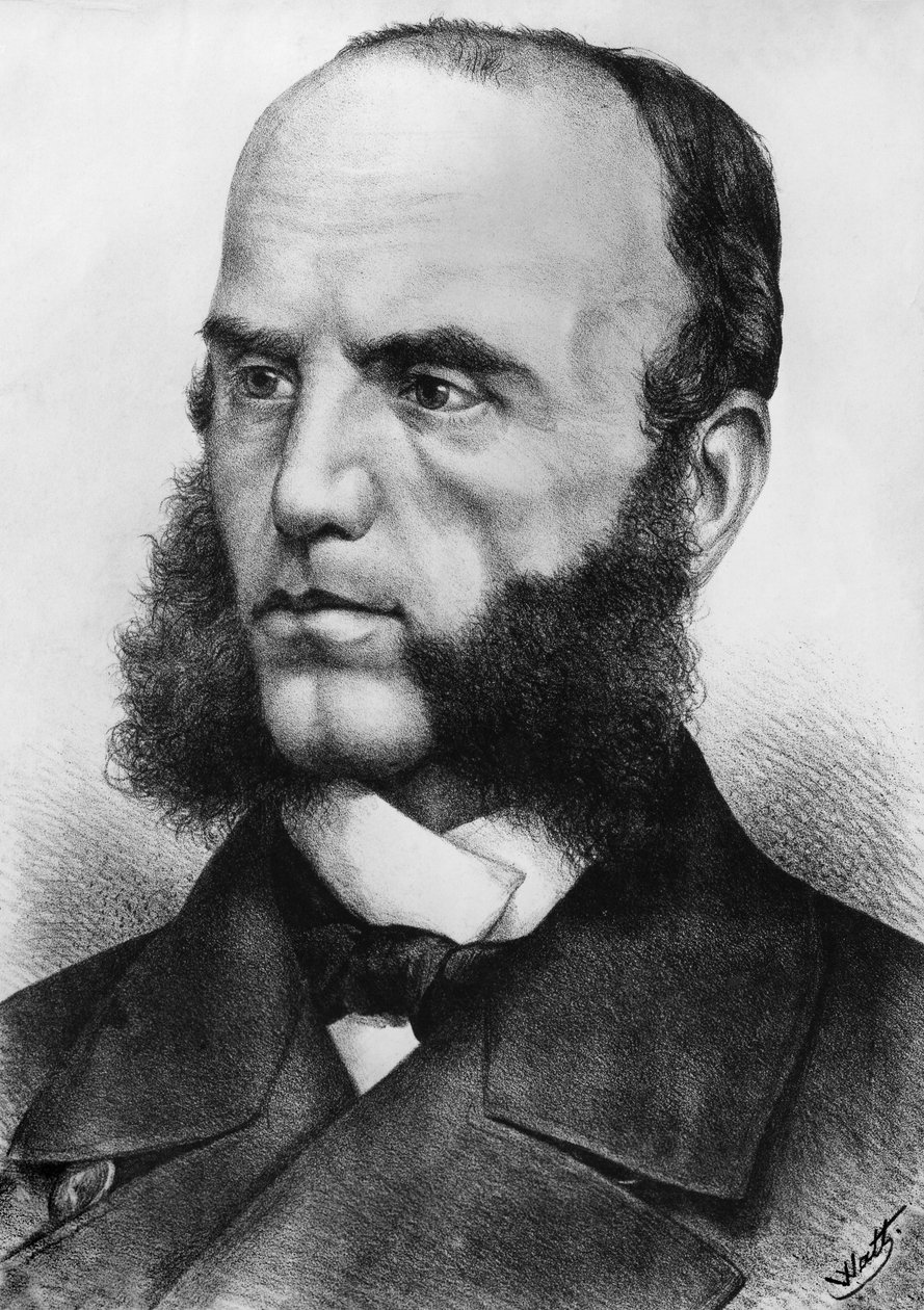 Portrait of Wilhelm von Tegetthoff by J.B. and Brown J. Rowbotham