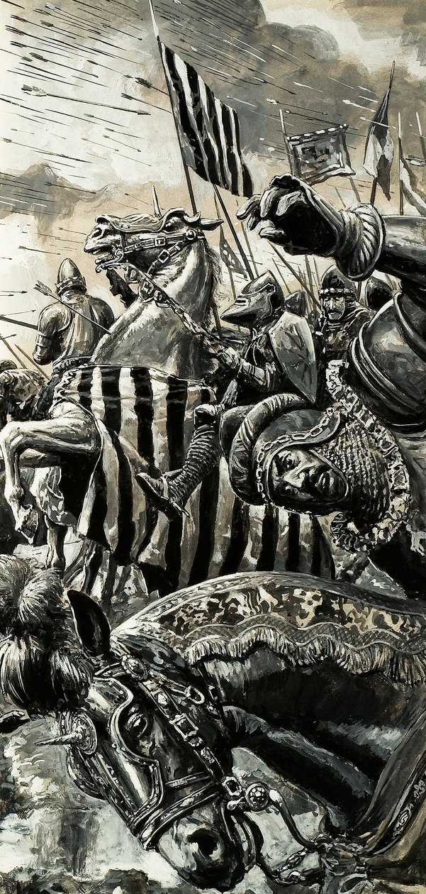 French Under Fire at the Battle of Agincourt by C.L. Doughty