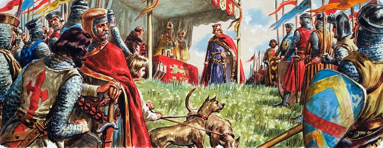 Signing of Magna Carta by C.L. Doughty