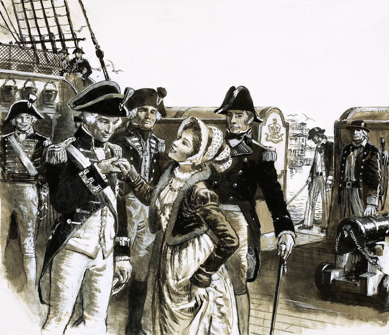 The Georgians: The Tragic Lovers. Nelson and Lady Hamilton by C.L. Doughty