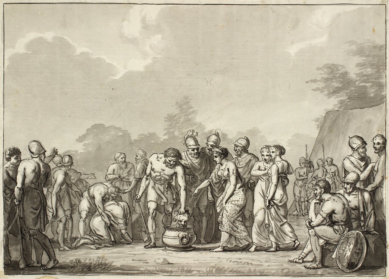 Queen Tomyris of the Massagetae Orders Cyrus