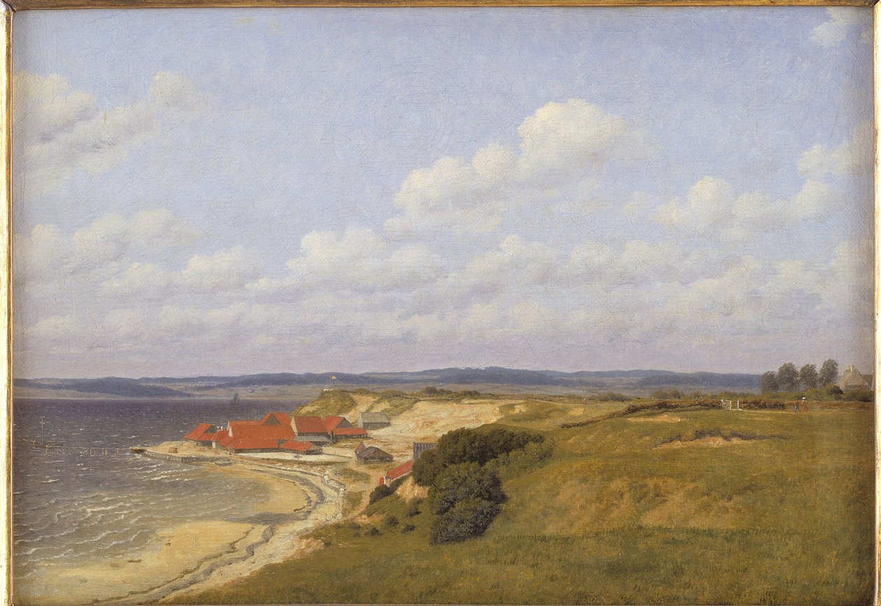 Renbjerg Tileworks by Flensburg Fiord by Christoffer Wilhelm Eckersberg