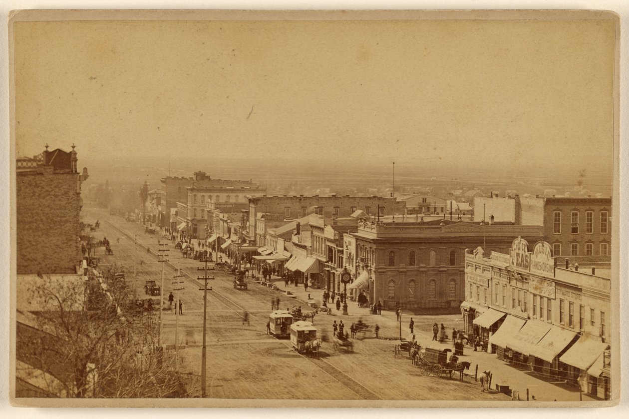 West Side Main St., Salt Lake City Utah by C. R. Savage