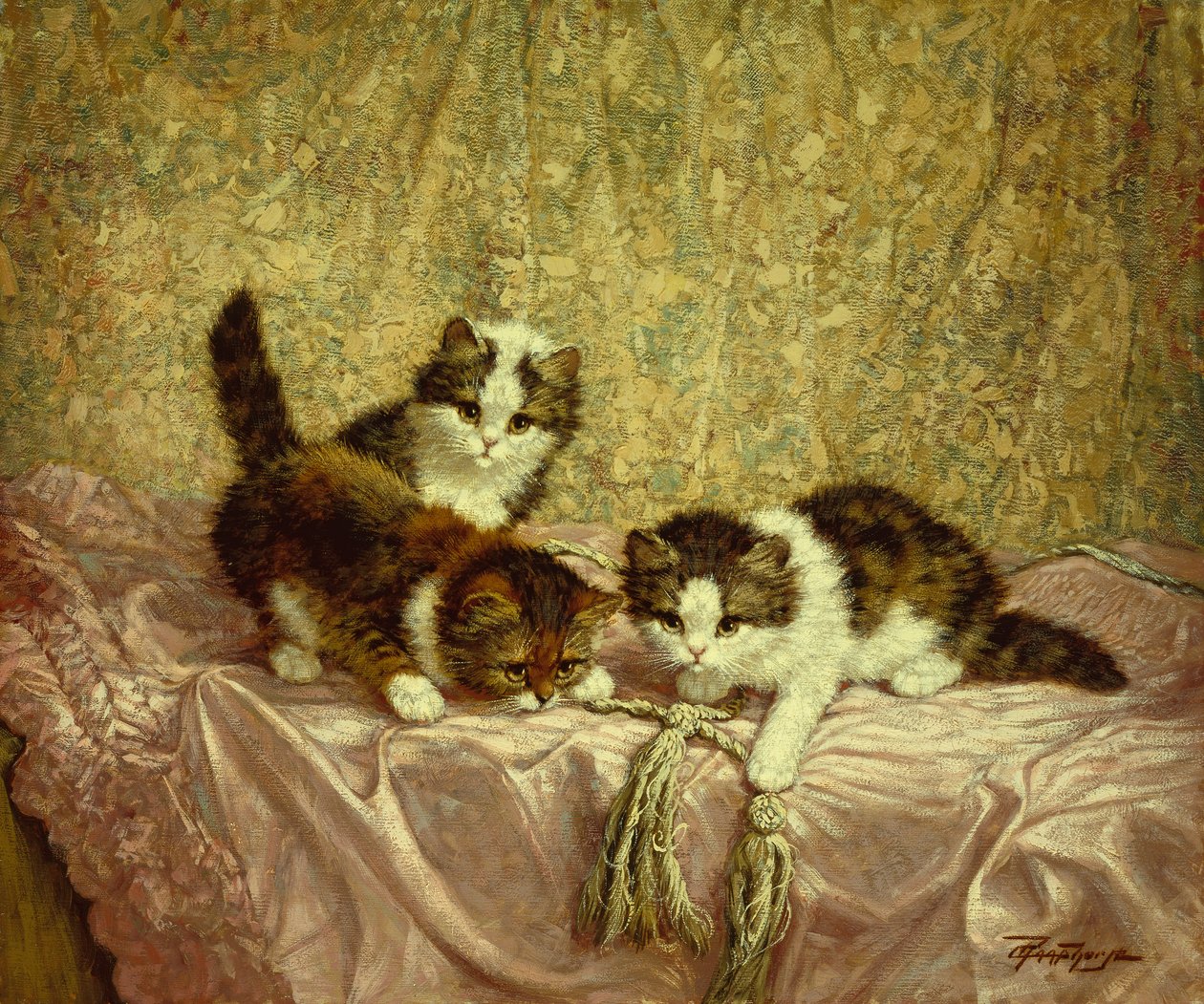 Playful Kittens by C. Raaphorst