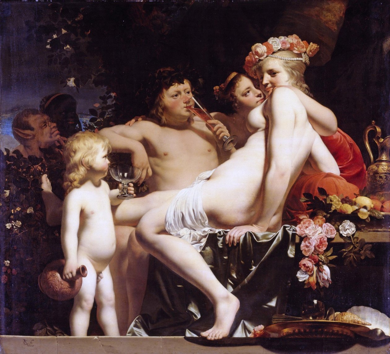 Bacchus and Ariadne on Naxos by Caesar van Everdingen