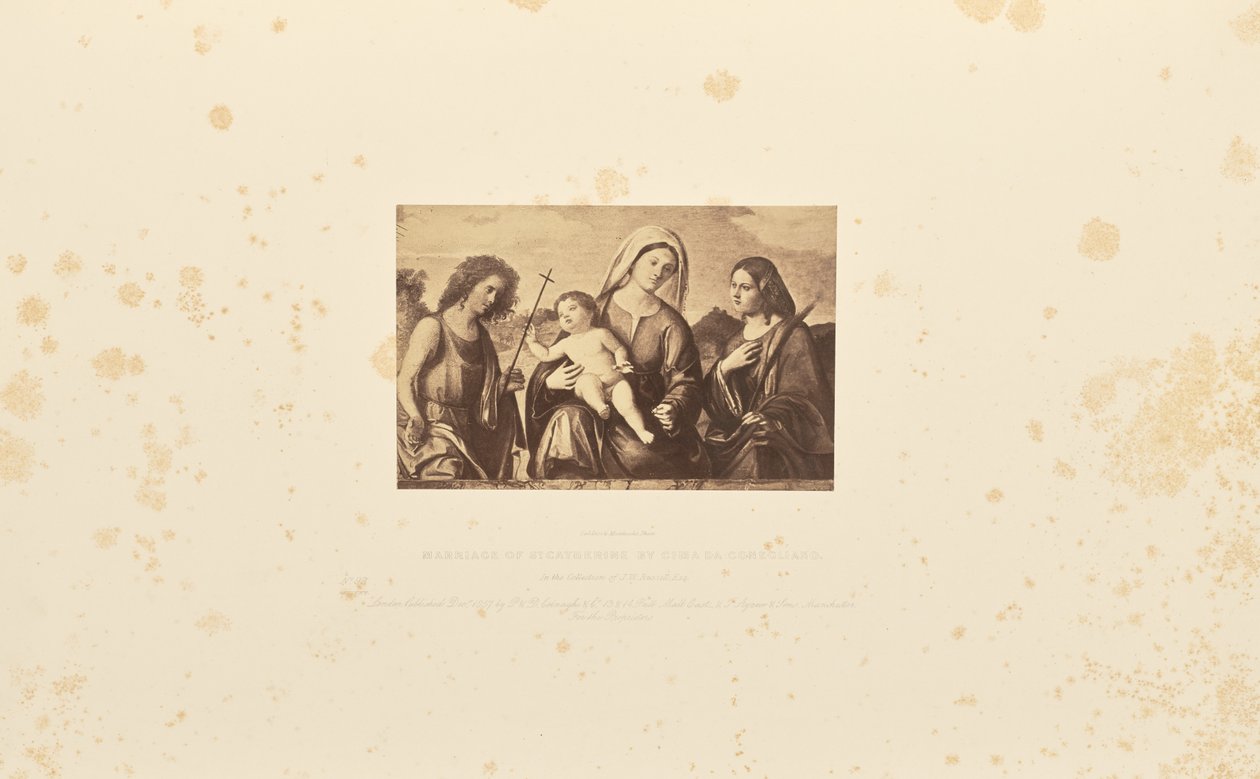 Marriage of Saint Catherine by Caldesi and Montecchi