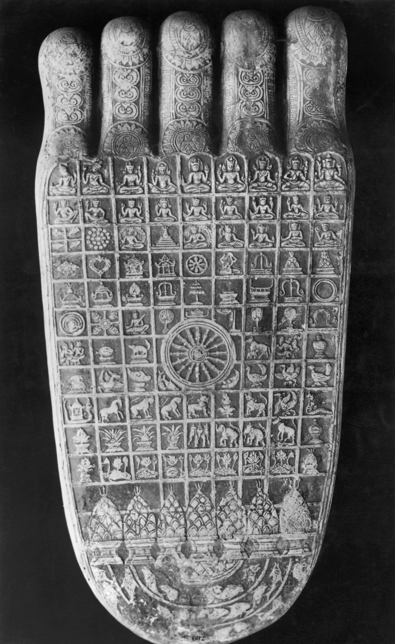 Sacred Signs on the Buddha
