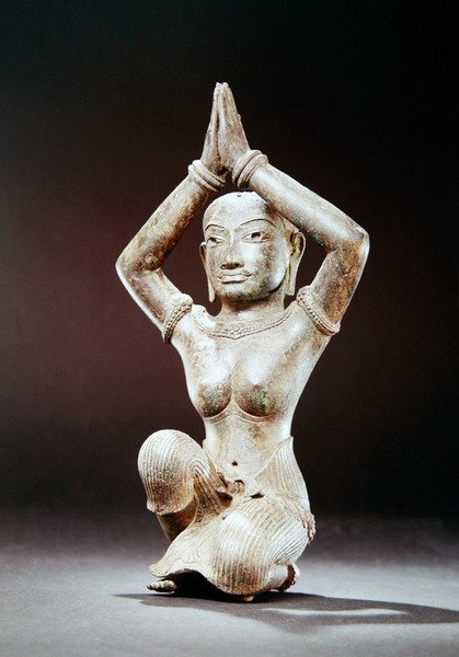 Kneeling female by Cambodian