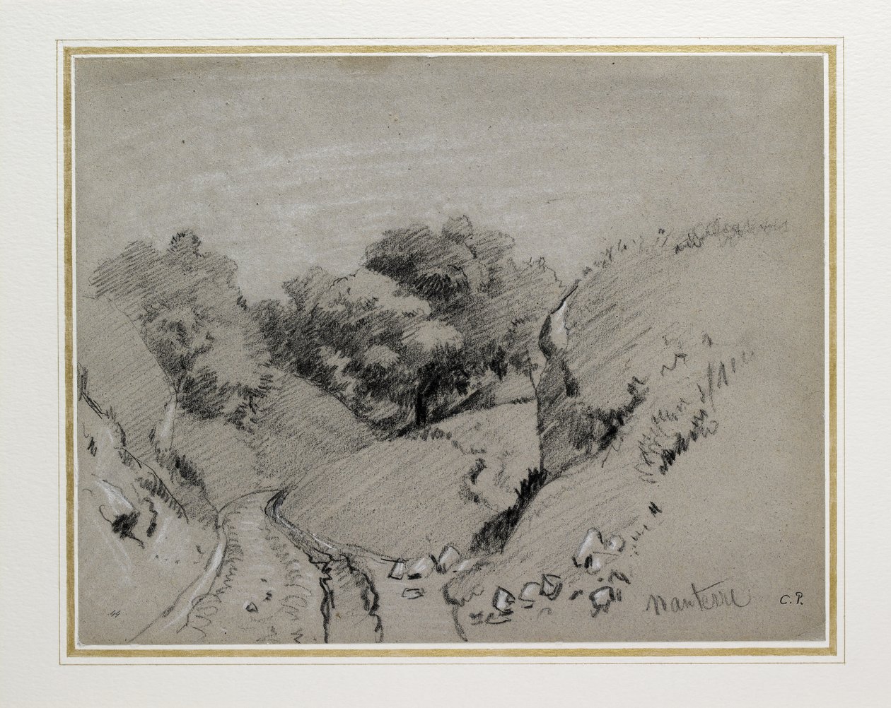 Nanterre, c. 1860 by Camille Jacob Pissarro