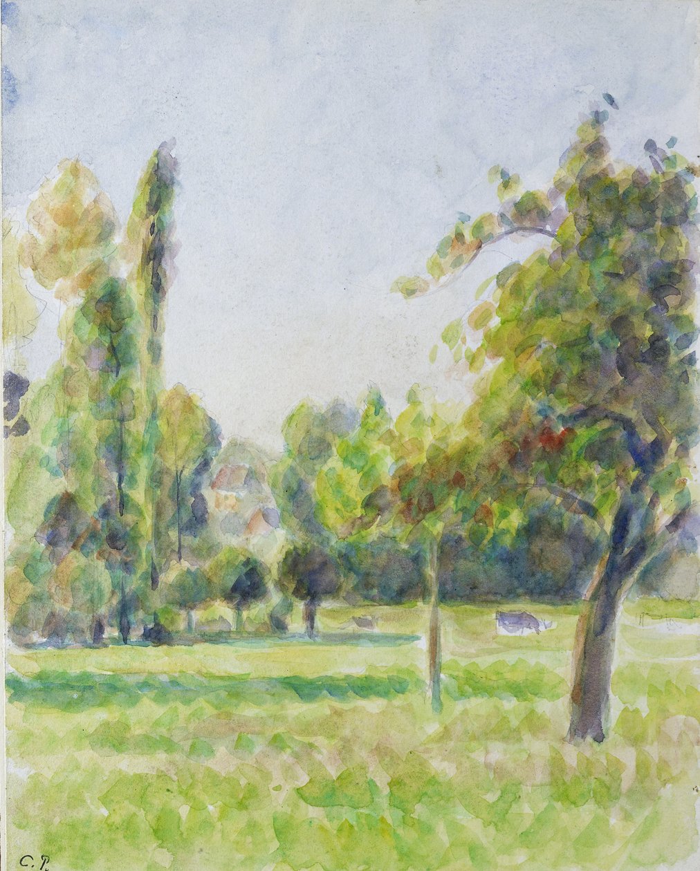Study of the Orchard of the Artist