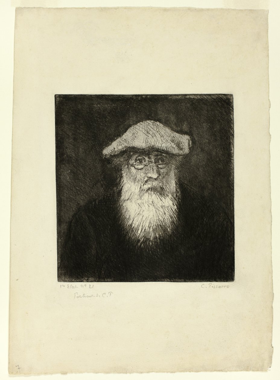 Camille Pissarro, A Self-Portrait by Camille Pissarro