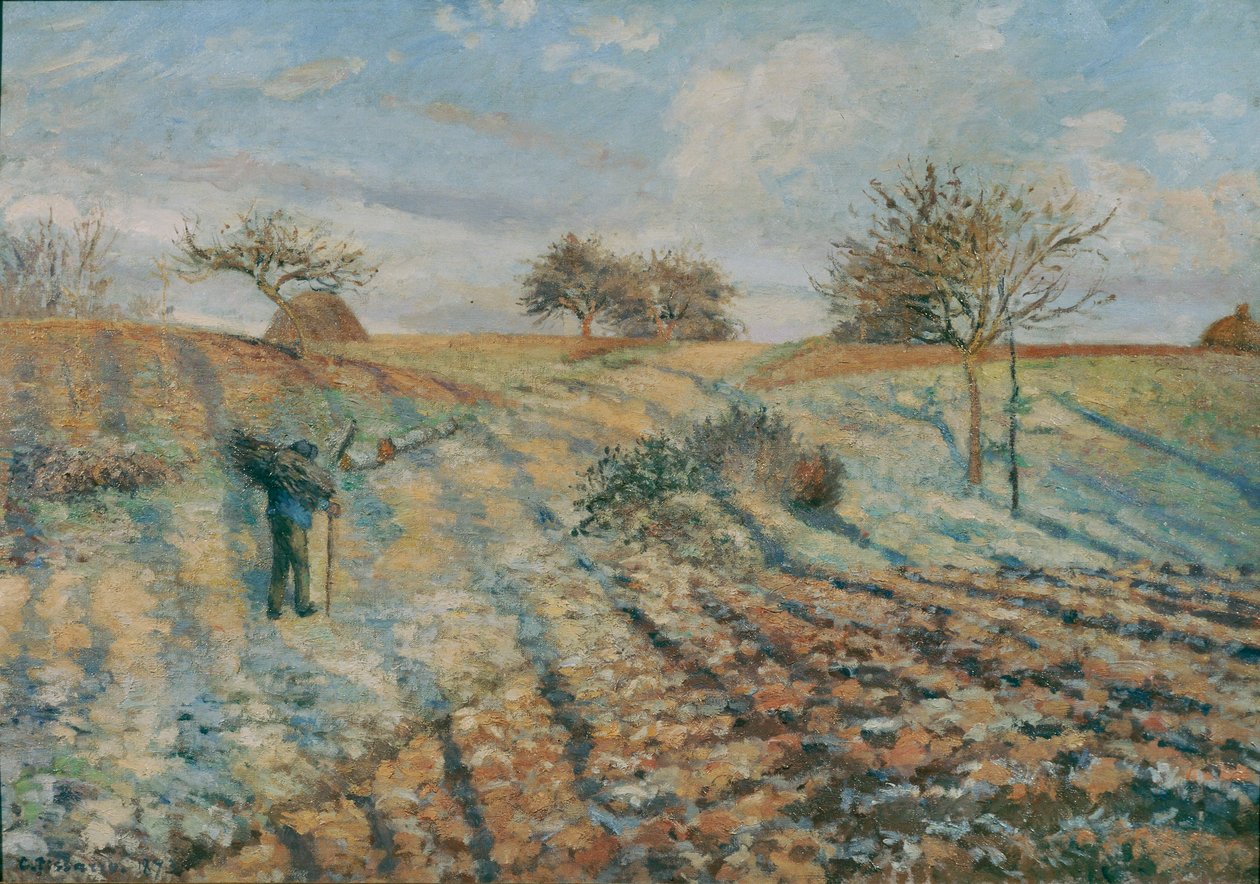 Hoarfrost by Camille Pissarro