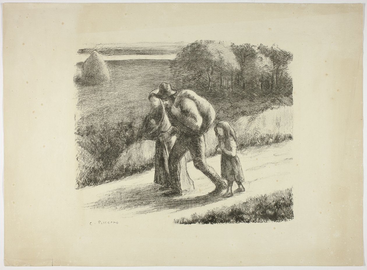 The Vagabonds by Camille Pissarro