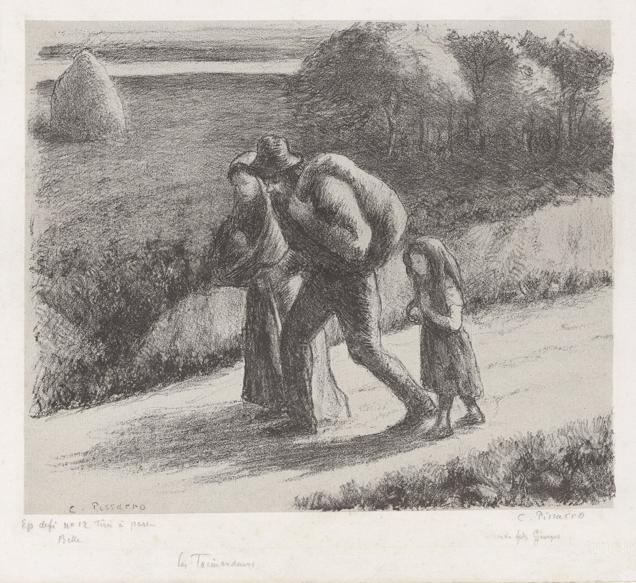 The Vagabonds by Camille Pissarro