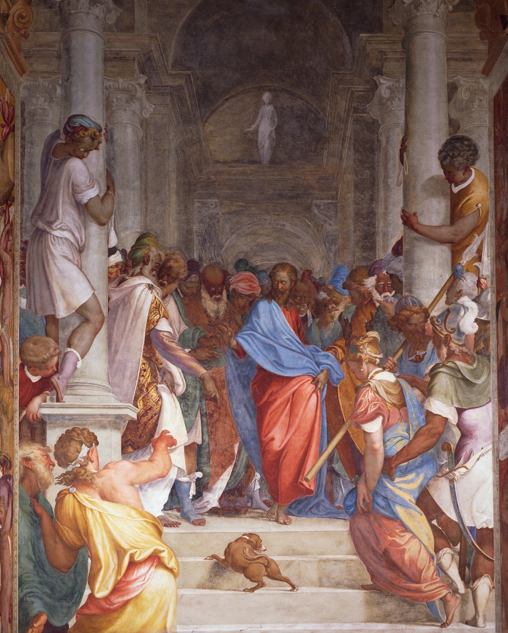Adulteress before Christ, Church of San Sigismondo, Cremona, Italy by Camillo Boccaccino