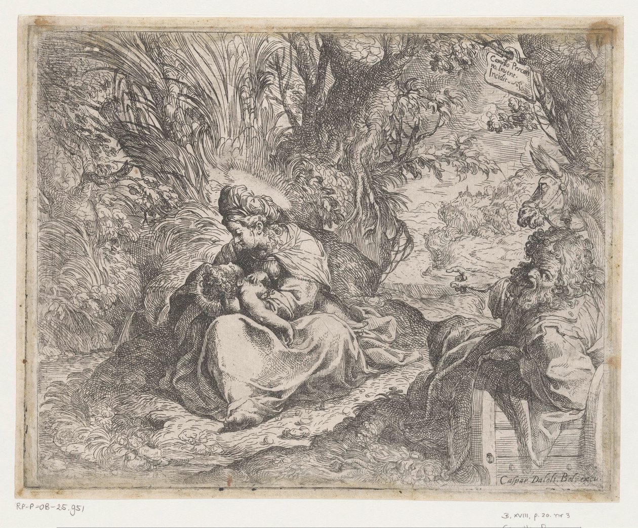Rest on the Flight into Egypt by Camillo Procaccini