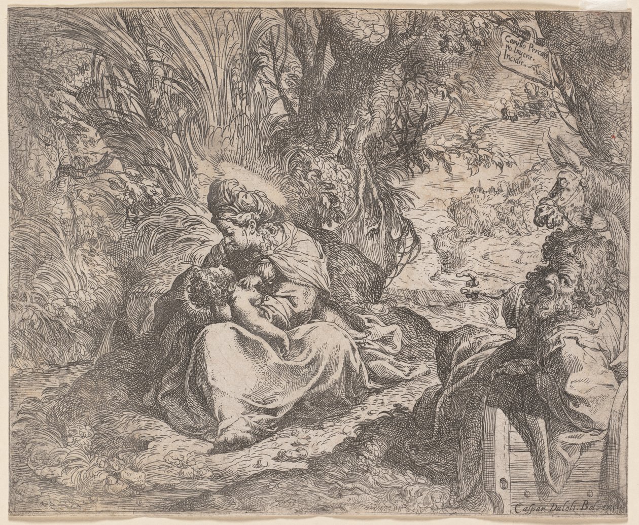 The Rest on the Flight into Egypt by Camillo Procaccini