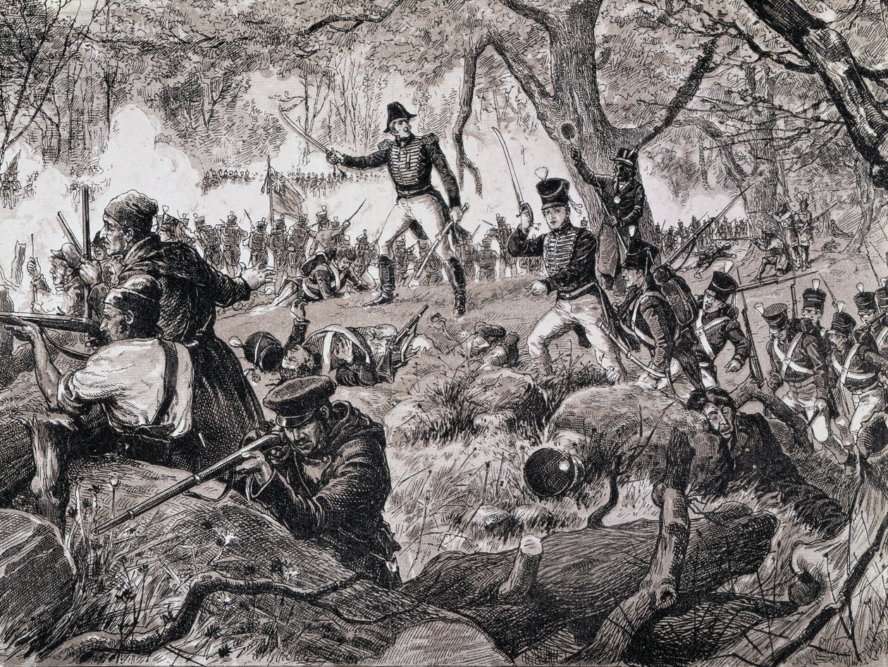 The Battle of Chateauguay, 26th October 1813 by Canadian School