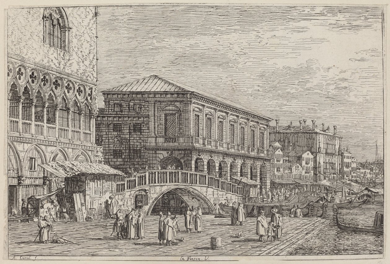 Le Preson. V. by Canaletto