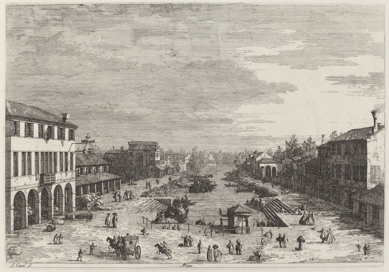 Mestre by Canaletto