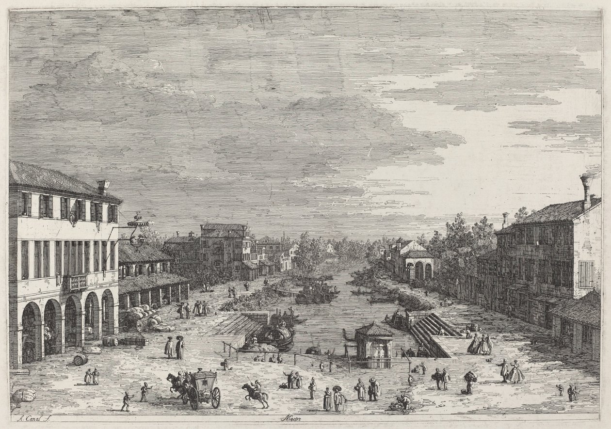 Mestre by Canaletto