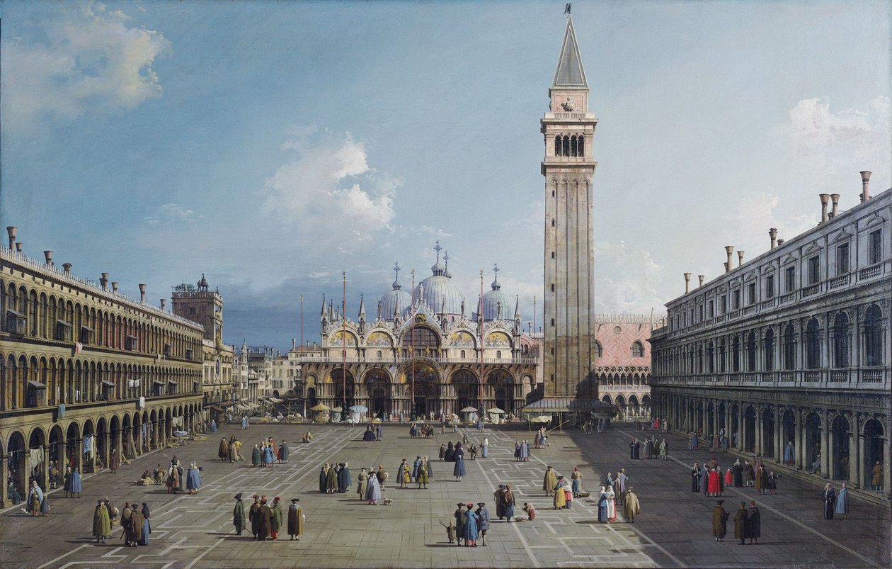 Piazza San Marco by Canaletto