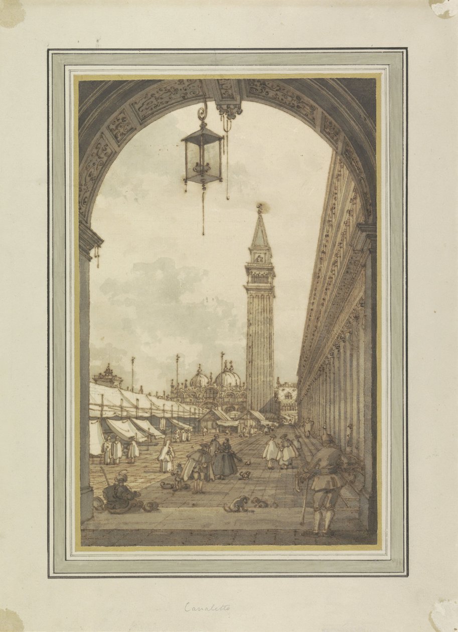 Piazza San Marco, Venice, Seen from the South-west by Canaletto