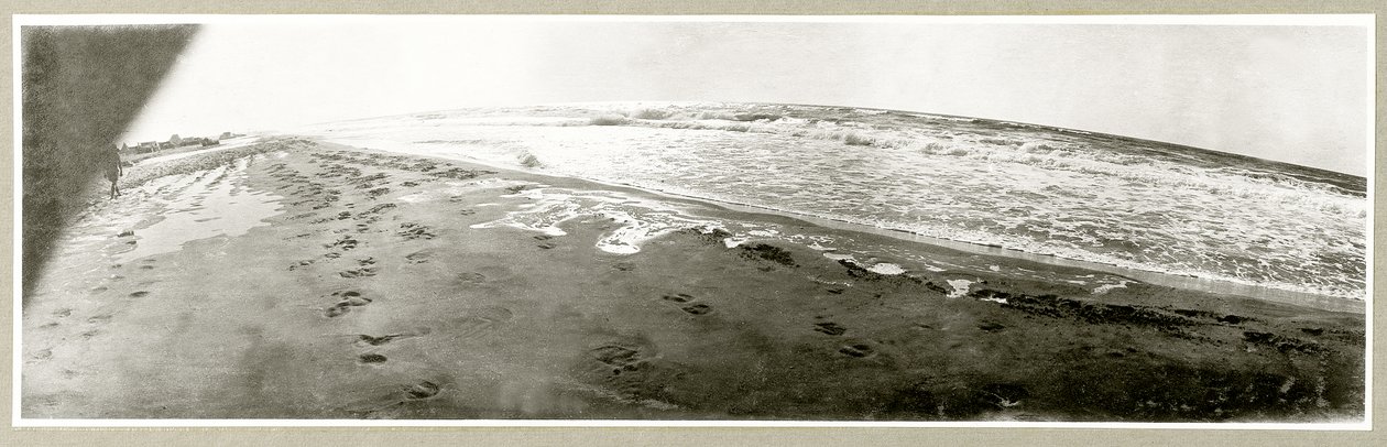 Beach at Khan Yunis, 1917 by Capt. Arthur Rhodes