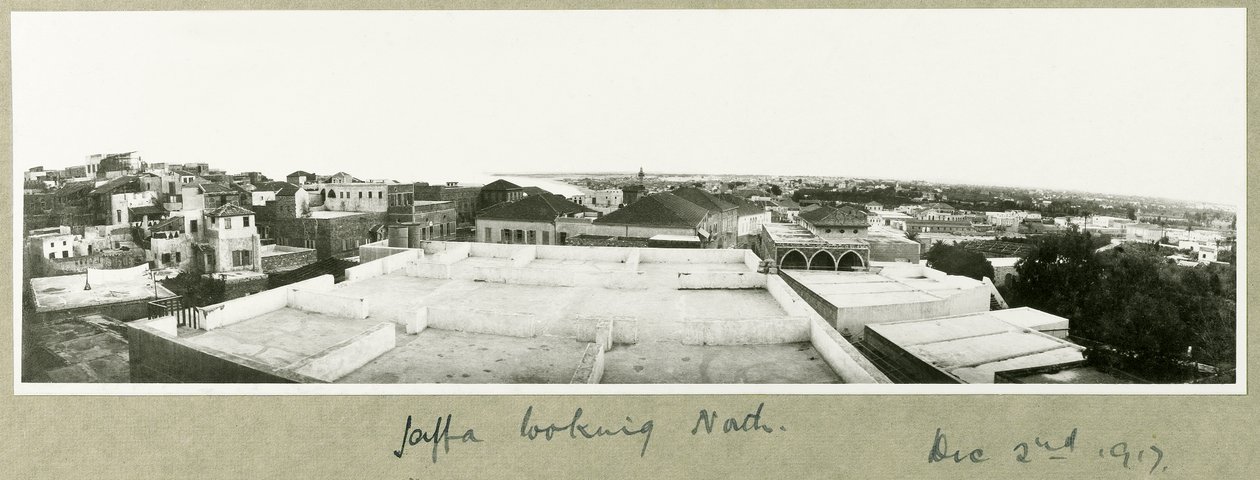 Jaffa looking North, 2nd December 1917 by Capt. Arthur Rhodes