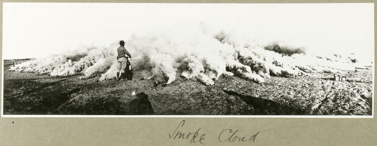 Smoke Cloud, South Palestine by Capt. Arthur Rhodes