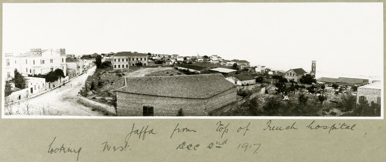 Jaffa from the Top of the French Hospital Looking West by Capt. Arthur Rhodes