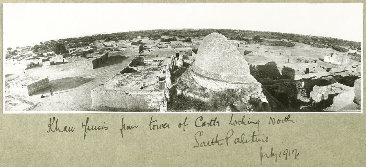 Khan Yunis from the Castle Tower, South Palestine by Capt. Arthur Rhodes
