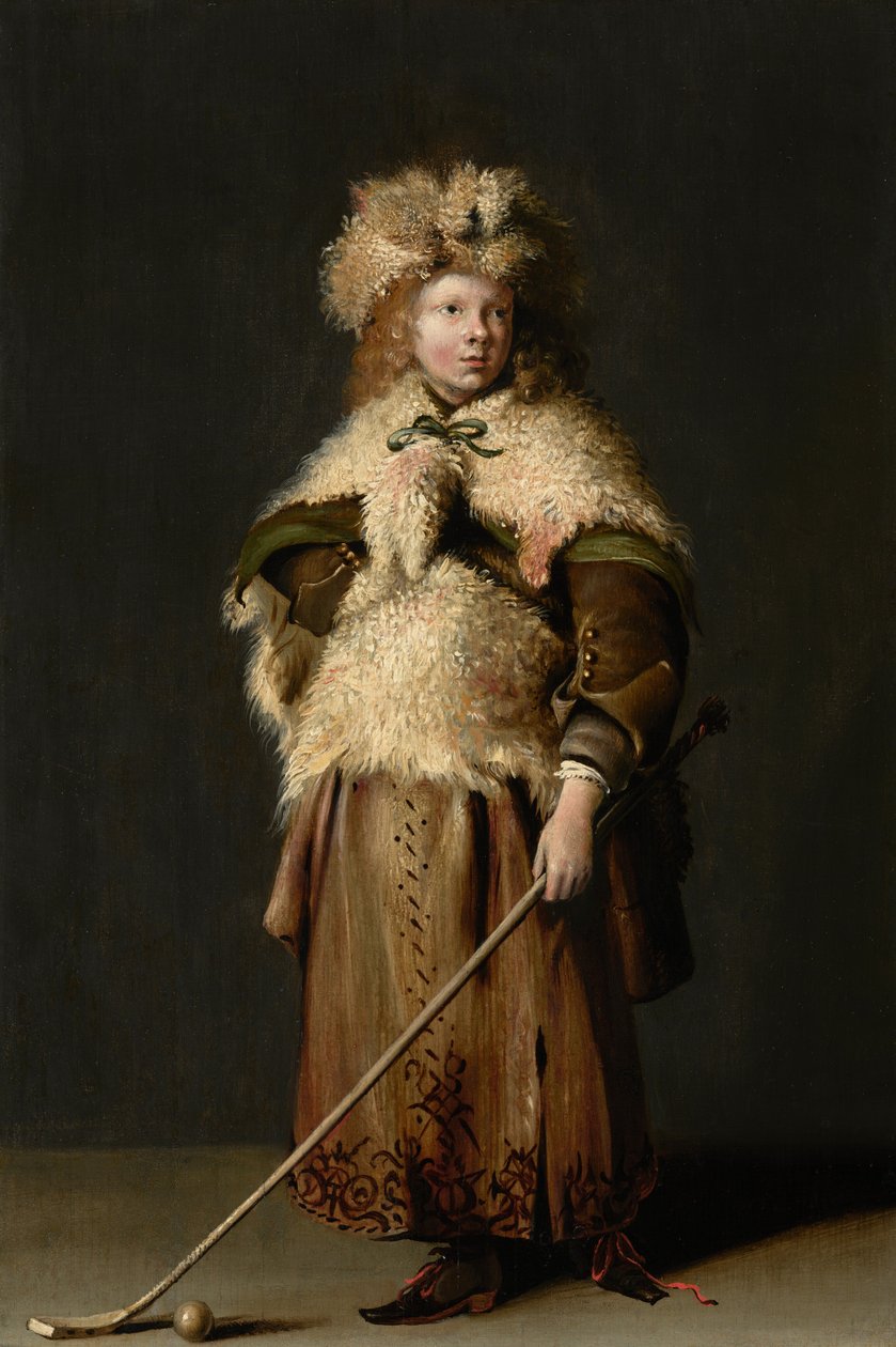 Moses ter Borch Holding a Kolf Stick, c.1655 by Capt. Frederick Parr