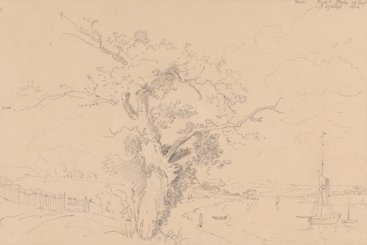 From Hurst Stake, Isle of Wight, 12 August 1826 by Capt. Thomas Hastings