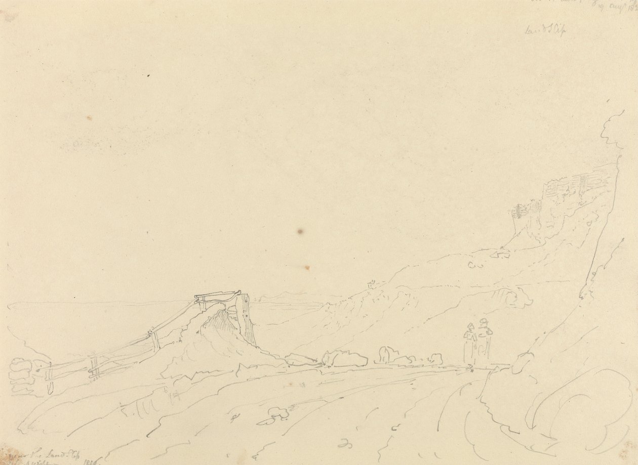 Near Blackgang Chine, 19 August 1826 by Capt. Thomas Hastings
