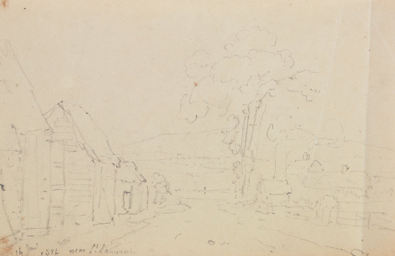 Near Saint Lawrence, 14 January 1826 by Capt. Thomas Hastings