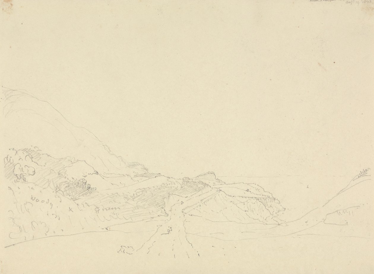 Near Ventnor Down, 19 August 1826 by Capt. Thomas Hastings