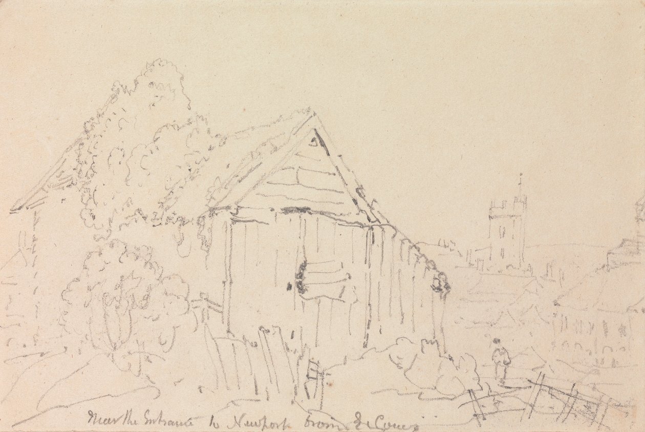 Near the Entrance to Newport from East Cowes by Capt. Thomas Hastings